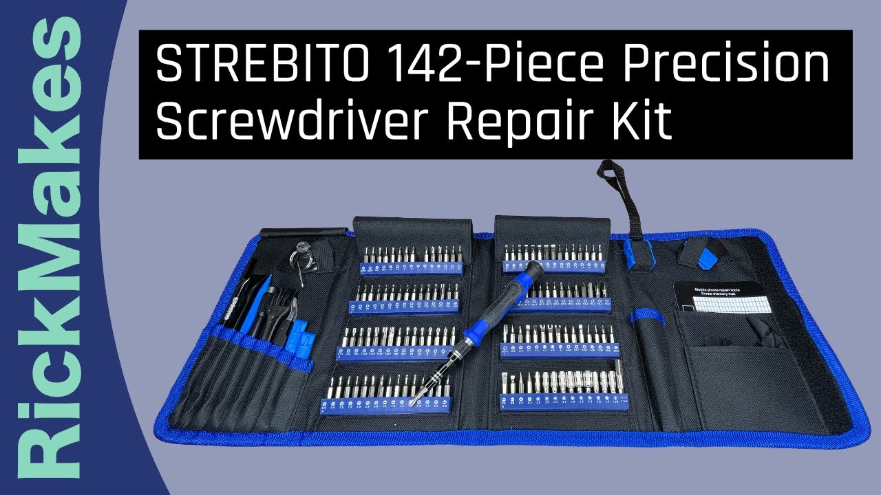 STREBITO 142-Piece Precision Screwdriver Repair Kit