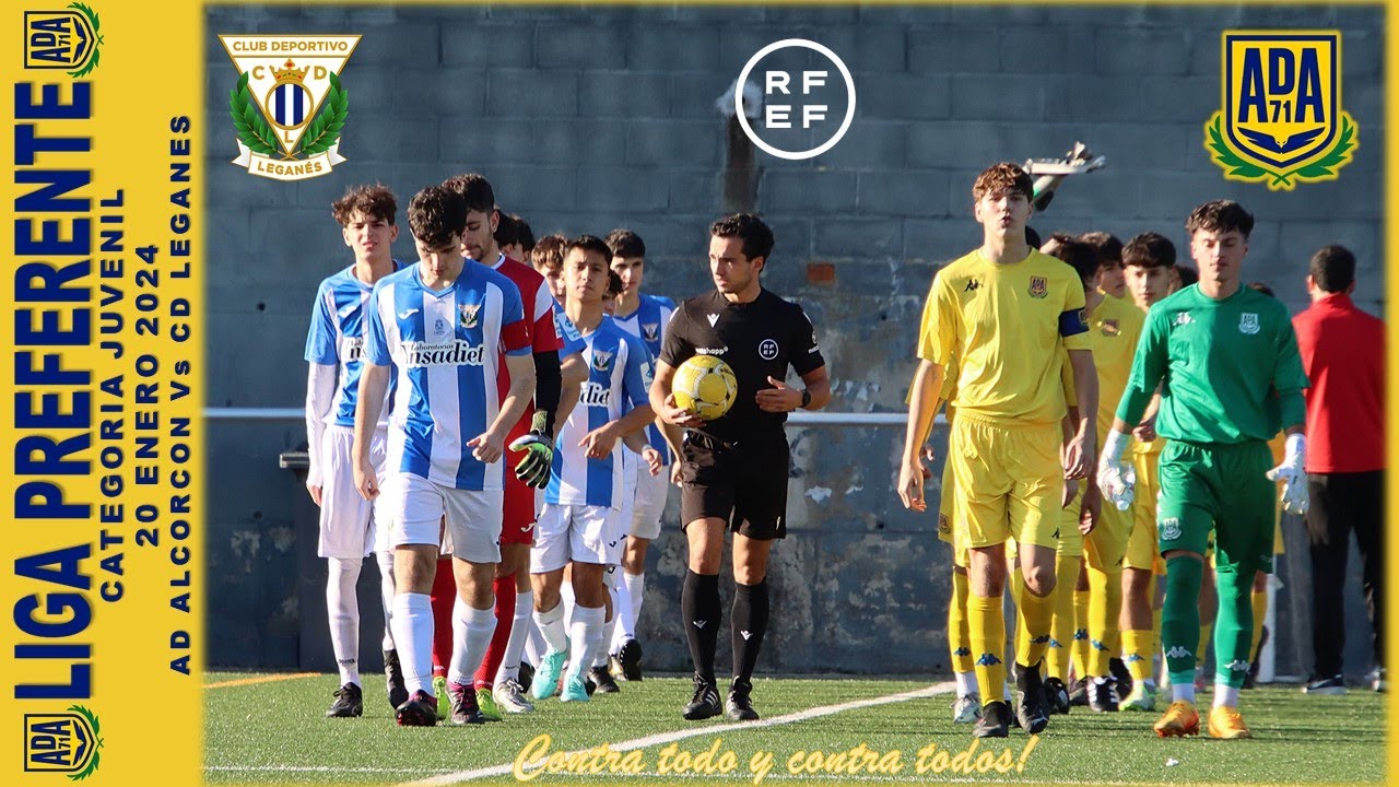AD Alcorc&oacute;n Vs CD Leganes - PREFERENTE JUVENIL 2023-24 Alvaro Ruiz Hernandez.