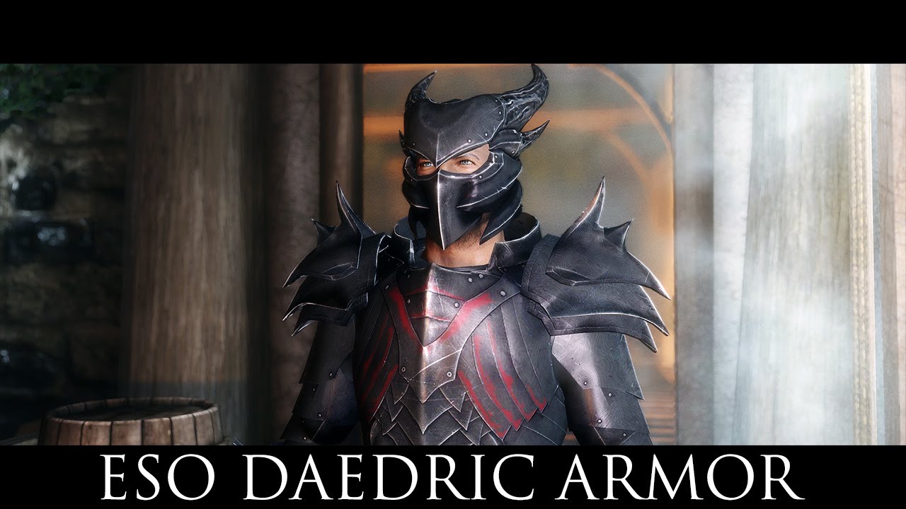 TES V - Skyrim Mods: ESO Daedric Armor by NewerMind43