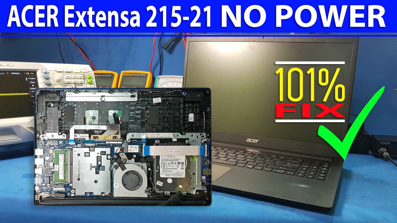 ACER Extensa 215-21 | N19H1 | No power | Black Screen | Not Booting | Walang Power | Ayaw mag boot