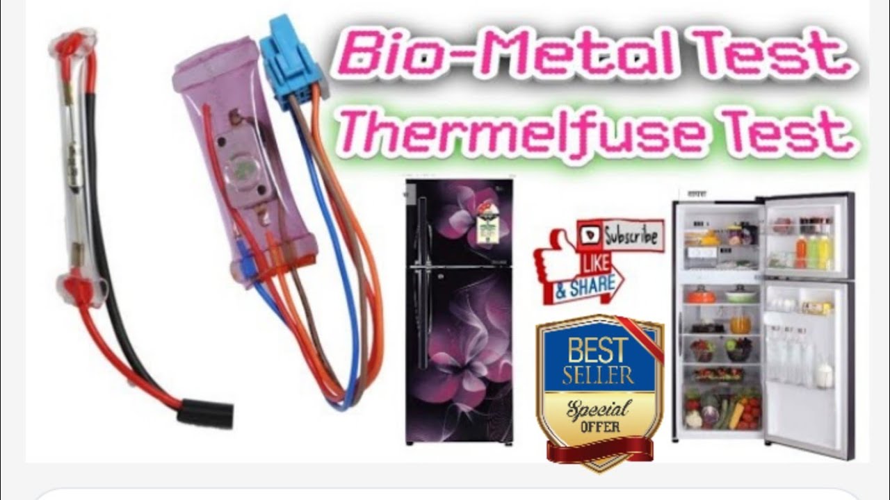 LG double door fridge bimetal fuse check in Tamil