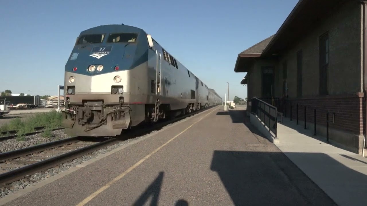 The Calif. Zephyr #6 in Ft. Morgan on 11JULY2024