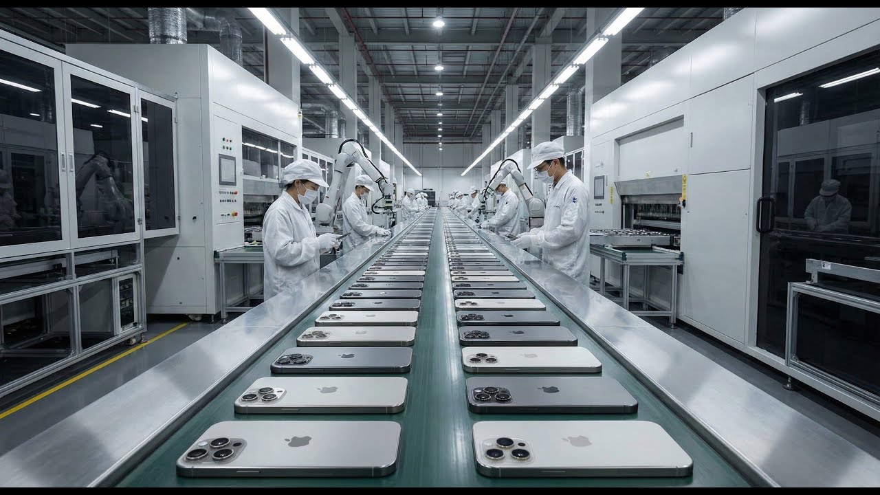 Mass Producing the iPhone 15: Inside Foxconn&rsquo;s Mega Factory Assembly Line (Full Process)