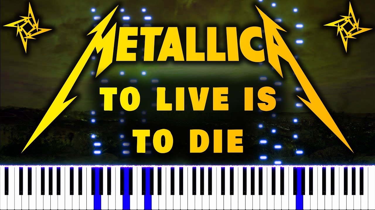 Metallica - To Live Is To Die (Piano Tutorial)