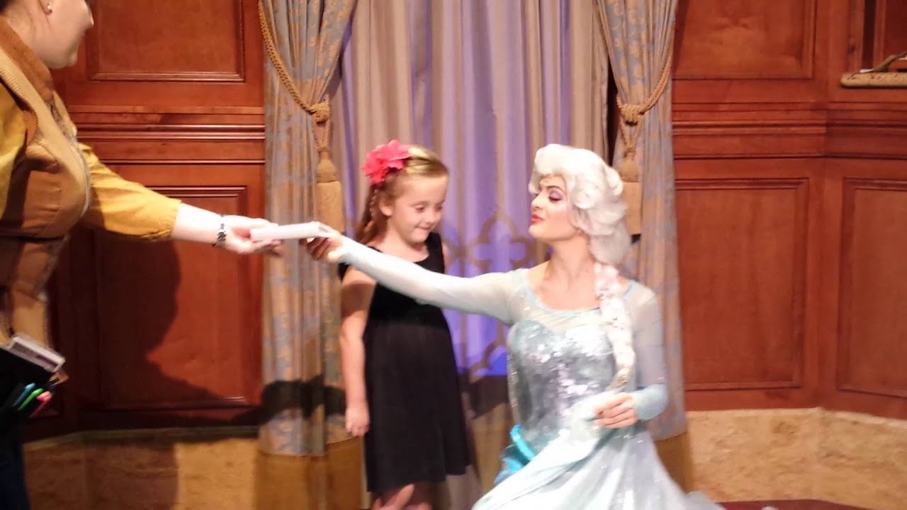 Meeting elsa and anna 2015