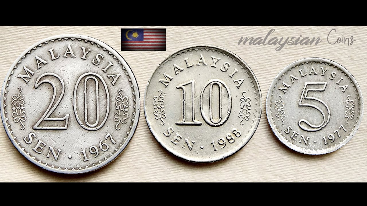 Old Malaysian Sen coins from 1967 | MALAYSIA - ASIA