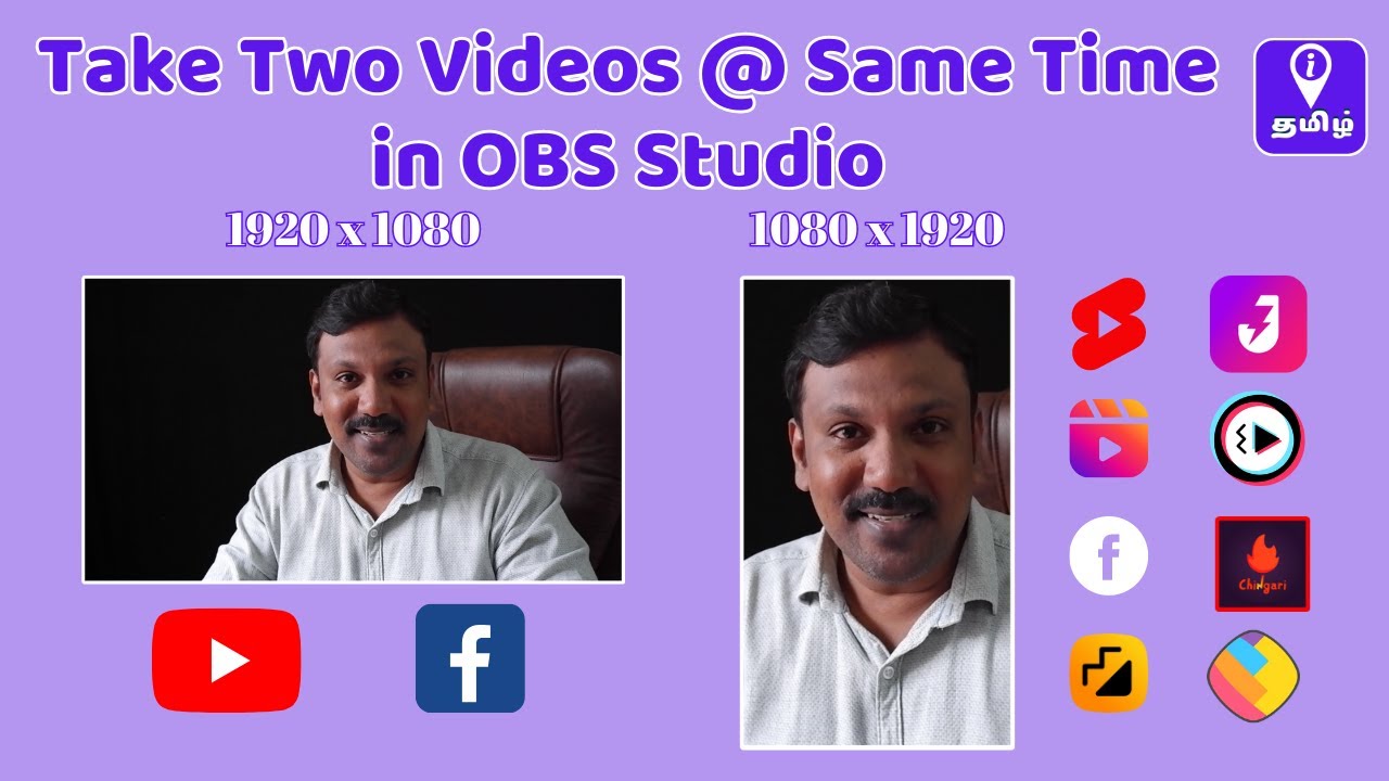 [தமிழ்] Vertical Video Plugin for OBS Explained in Tamil | Vertical Canvas from aitum.tv #itamil