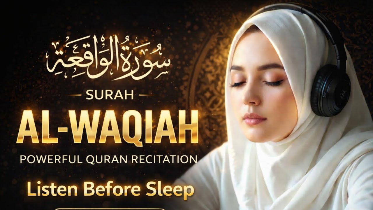 Surah Al-Waqiah Full | Listen Before Sleep for Rizq & Protection | Beautiful Quran Recitation