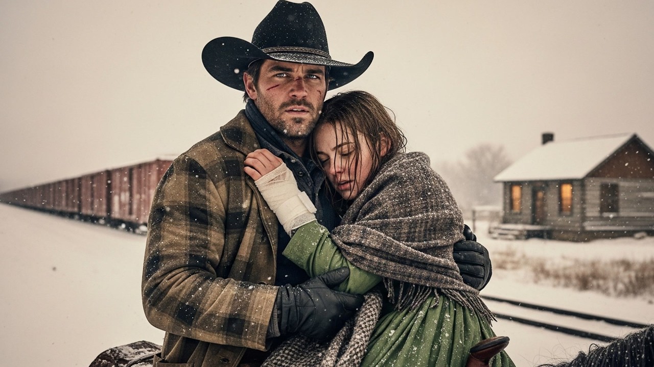 She Was Pushed From A Moving Train By Her Husband, The Cowboy Found Her Broken In The Snow