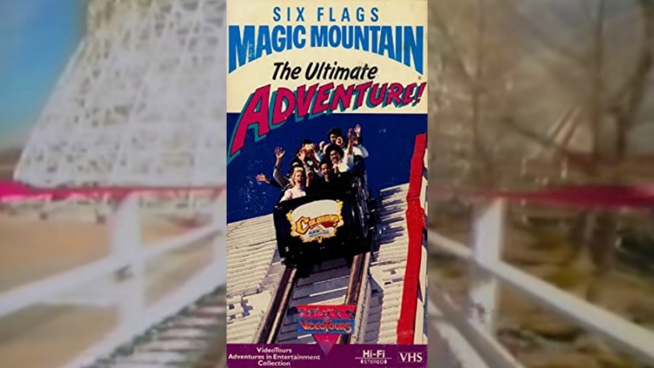 Six Flags Magic Mountain The Ultimate Adventure 1989 VHS