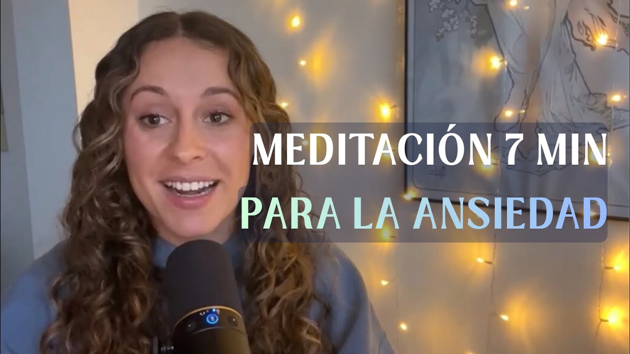Meditación para la ANSIEDAD | Regulación somática guiada (7 min)