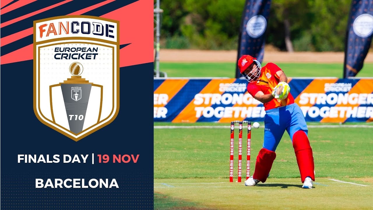🔴 FanCode European Cricket T10 Barcelona | Finals Day | T10 Live Cricket