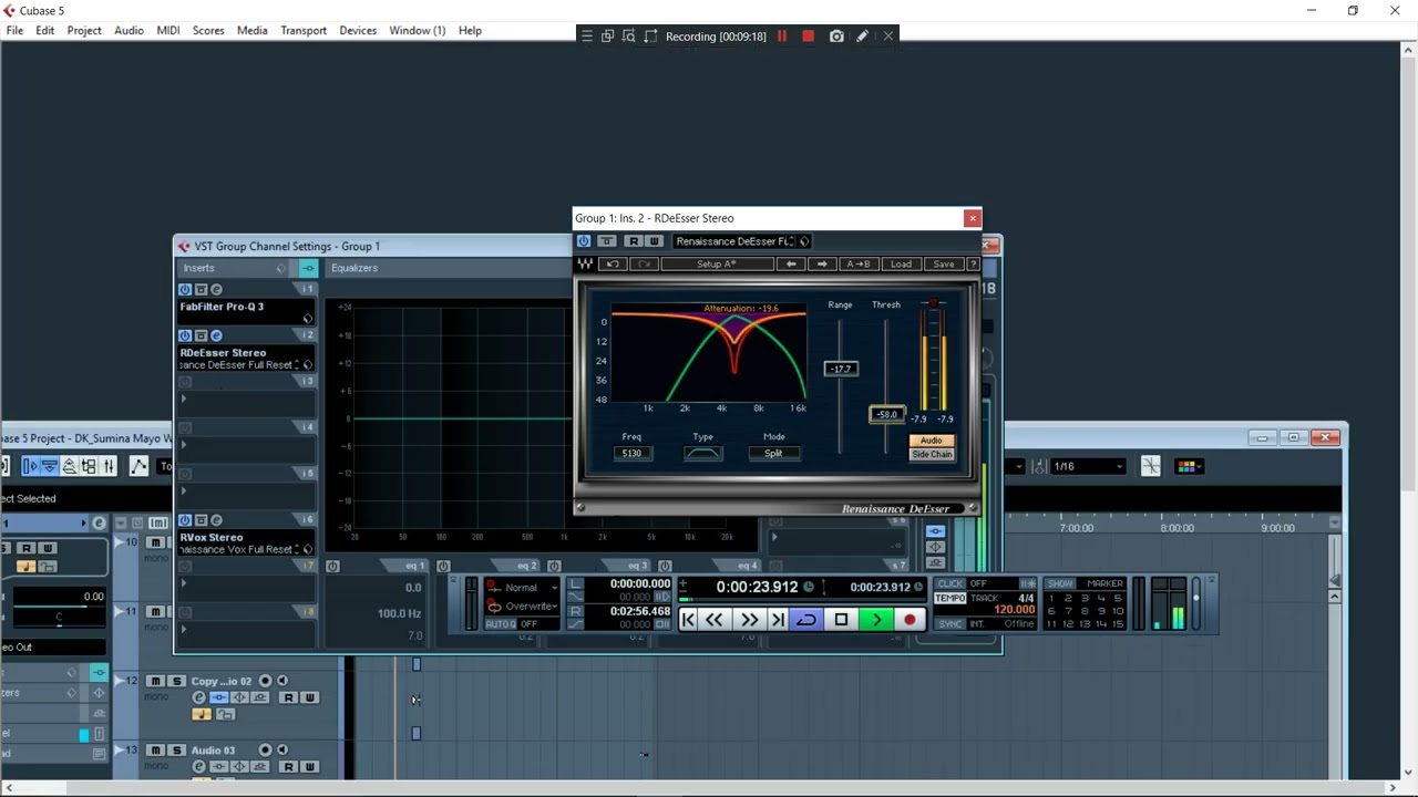 How to mix Vocals in Cubase 5 like a Pro from scratch