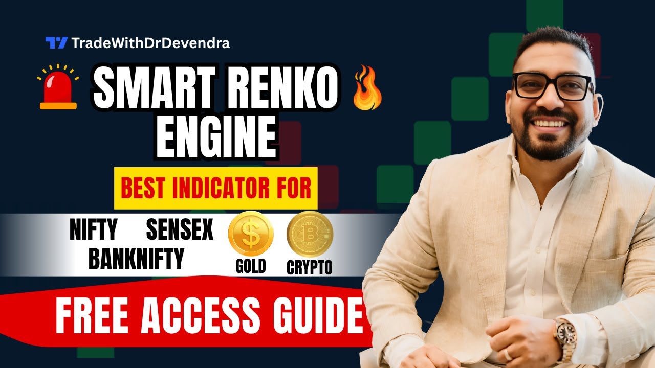 Dr Devendra Smart Renko Engine | Indicator for Nifty, BankNifty, Gold & Crypto | Free Access