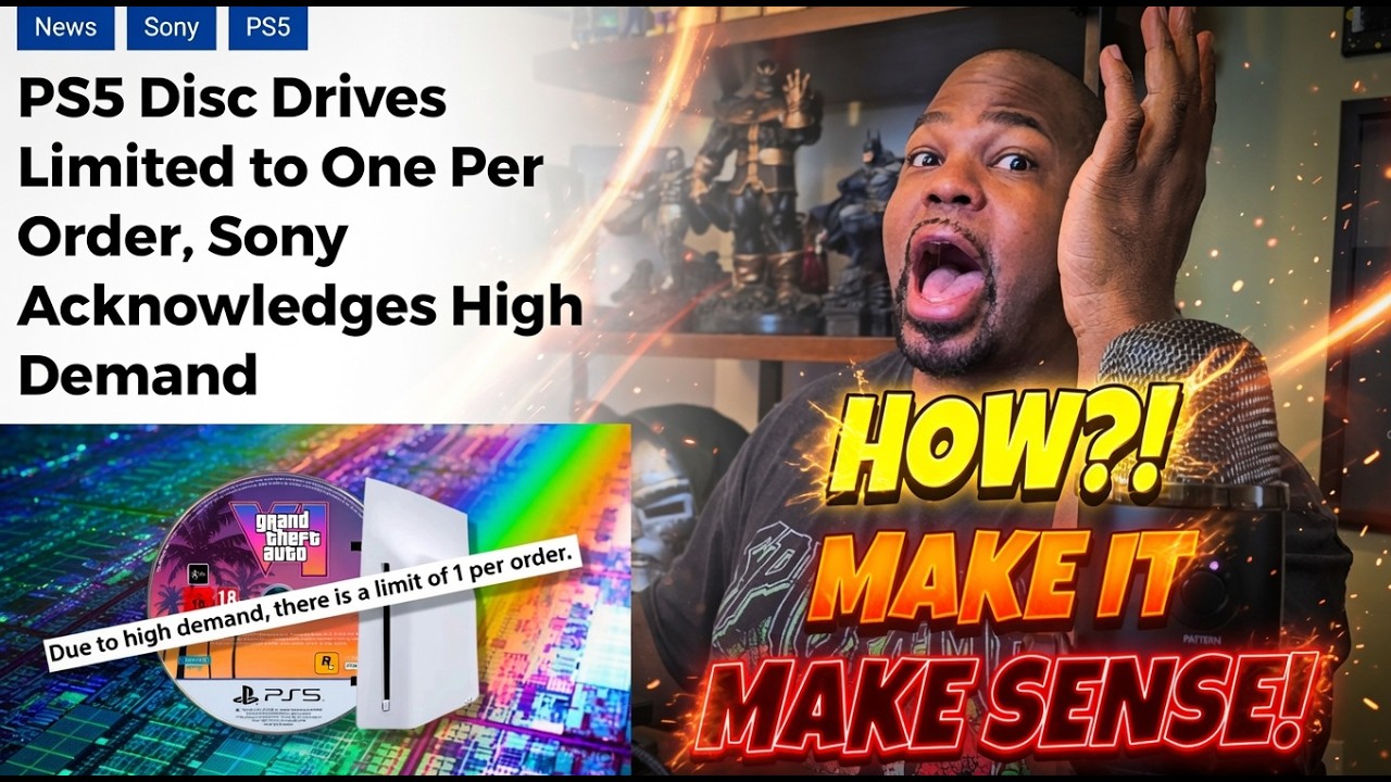 Sony ENDS Physical Gaming BUT, Their PS5 Disc Drives are SELLING OUT?!