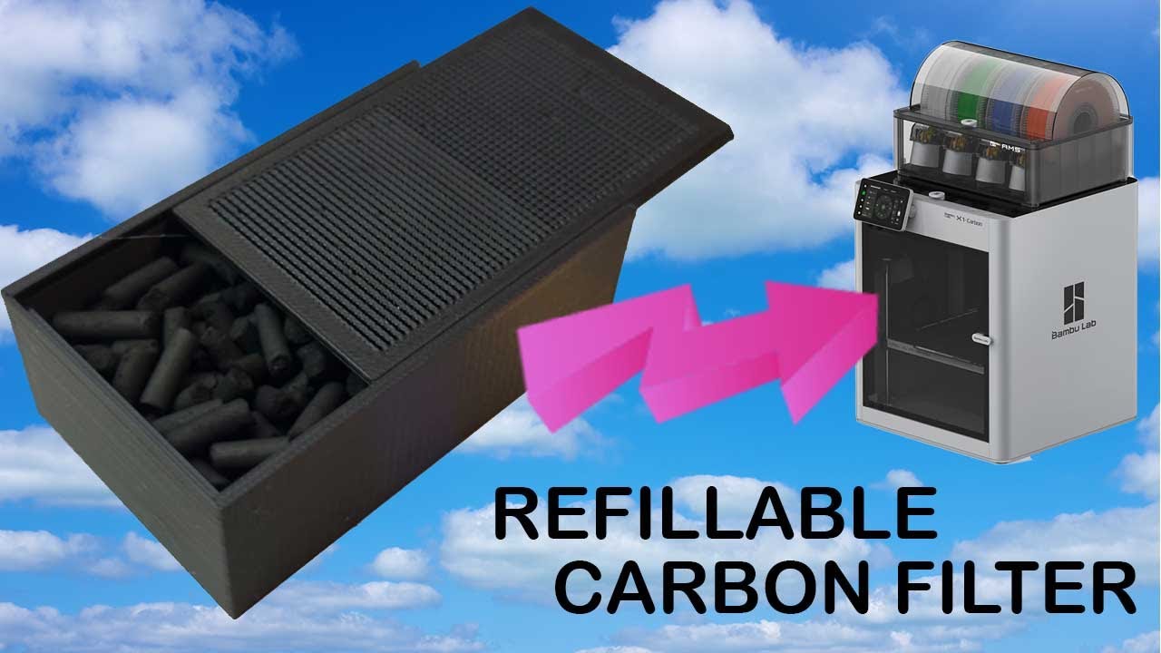 Многоразовый фильтр с активированным углем для серии Bambu Lab X1