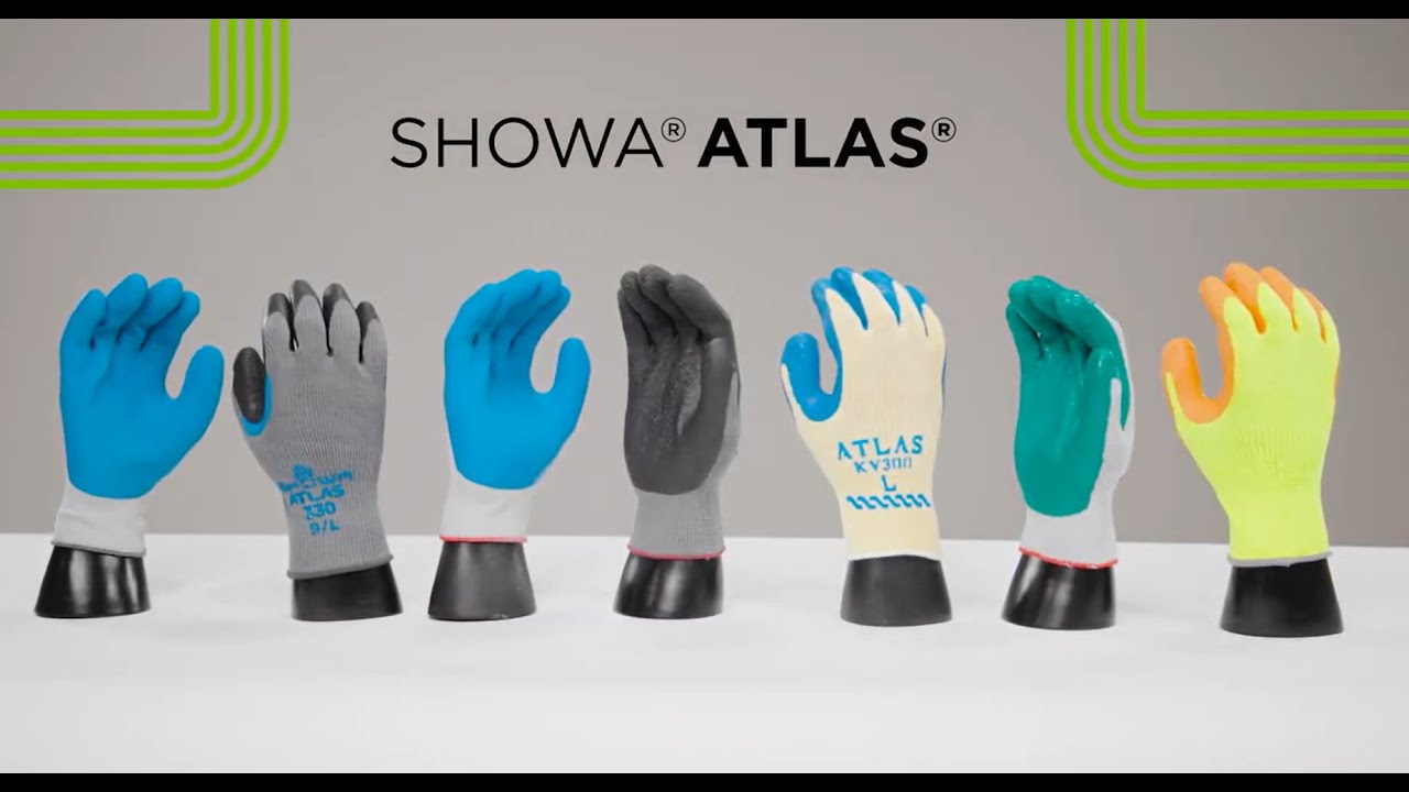 Comfort, Grip, Durability & More: Your Guide to the SHOWA Atlas Glove Family!