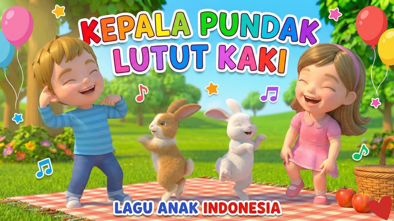 Kepala Pundak Lutut Kaki - Lagu Anak Indonesia Populer - Bernyanyi Sambil Menari