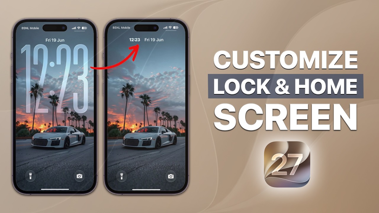 iOS 27: как НАСТРОИТЬ НОВЫЙ экран блокировки и главный экран