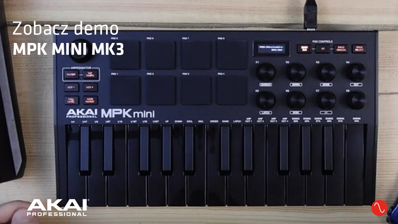 Klawiatura sterująca MPK Mini MK3 z Akai Professional | Demo