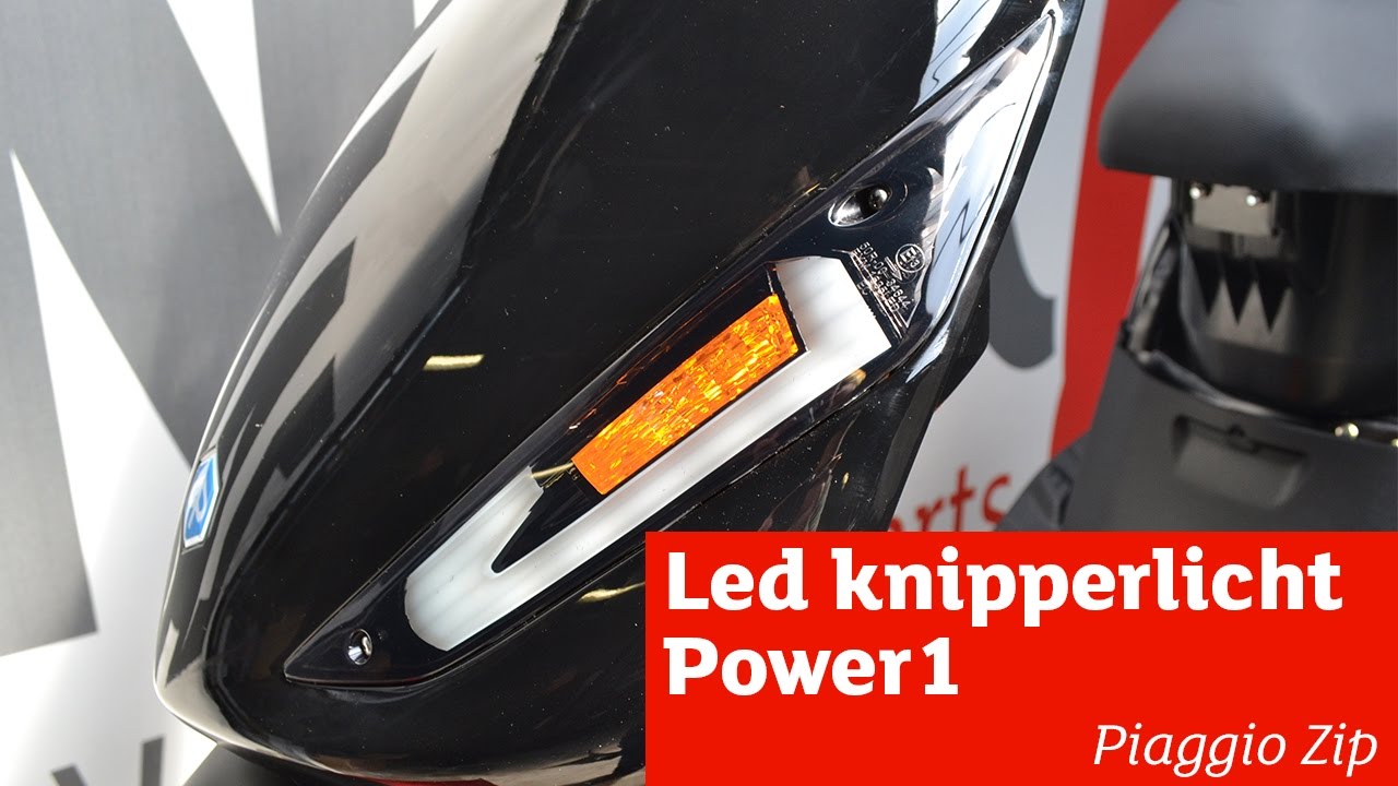 Led knipperlichten Power1 monteren | Piaggio Zip