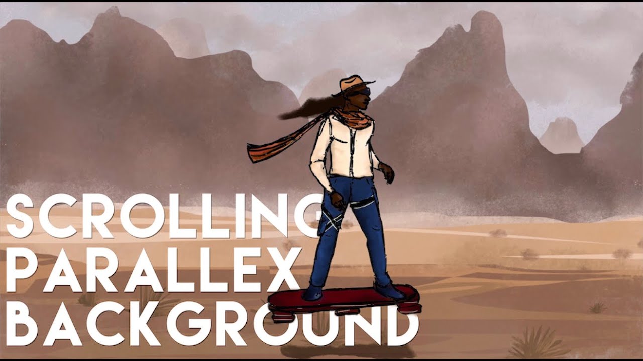 Learning Blender 2D || Making a 2D Scrolling Parallax Background