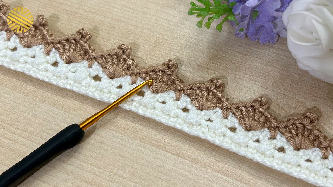 Stunning Crochet Border Pattern for Beginners!👌🏻 Super Easy Crochet Edging for Blanket and Sweater