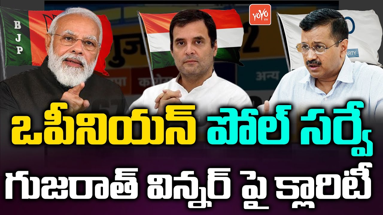Gujarat Election 2022 Opinion Poll | Gujarat Polls 2022 | BJP Vs Congress Vs AAP | Modi | YOYOTV