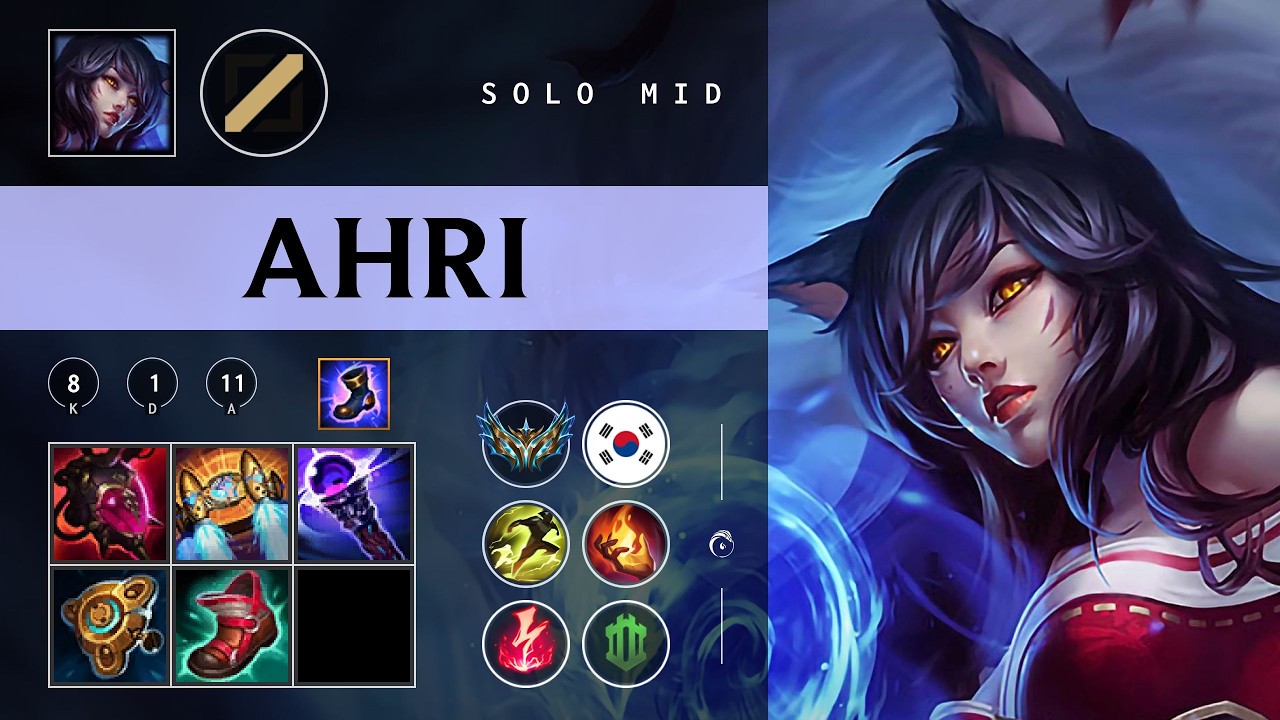 Ahri Mid vs Orianna - KR Challenger Patch 26.06