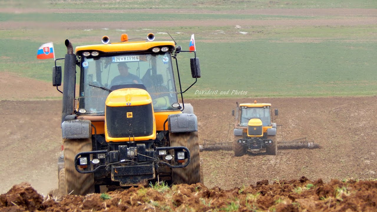 PD Dobrá Niva - Príprava pôdy na sejbu 2015 - 5x JCB Fastrac