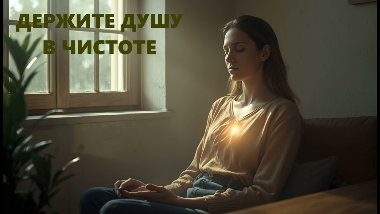 СОХРАНИ  СВОЮ  ДУШУ В ЧИСТОТЕ.