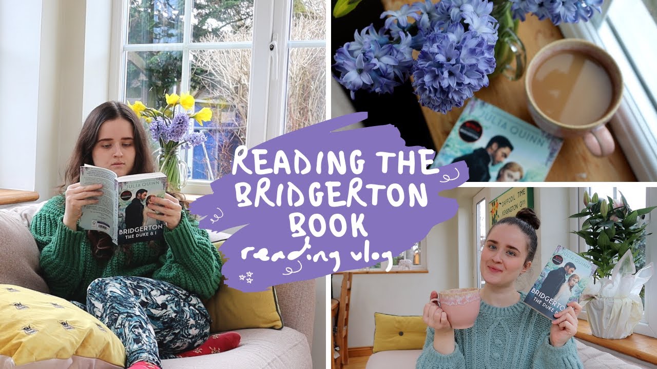 READING THE BRIDGERTON BOOK // the duke and I reading vlog