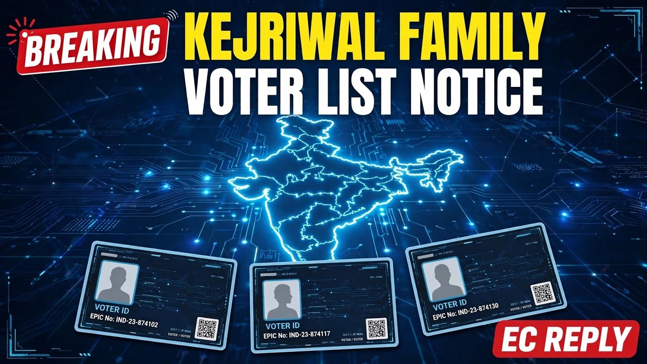 Kejriwal and Family's Name Missing From Voter List