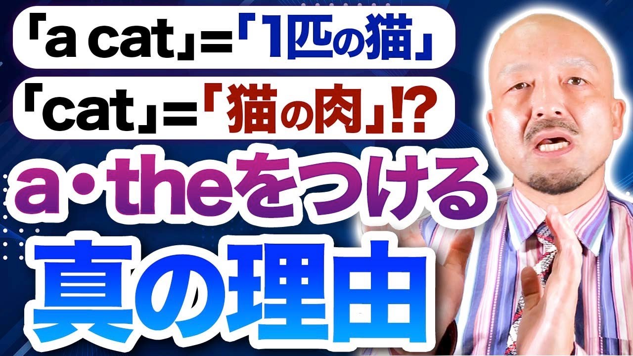 【丸暗記NG】英語ネイティブが冠詞を使う感覚【可算・不可算名詞】
