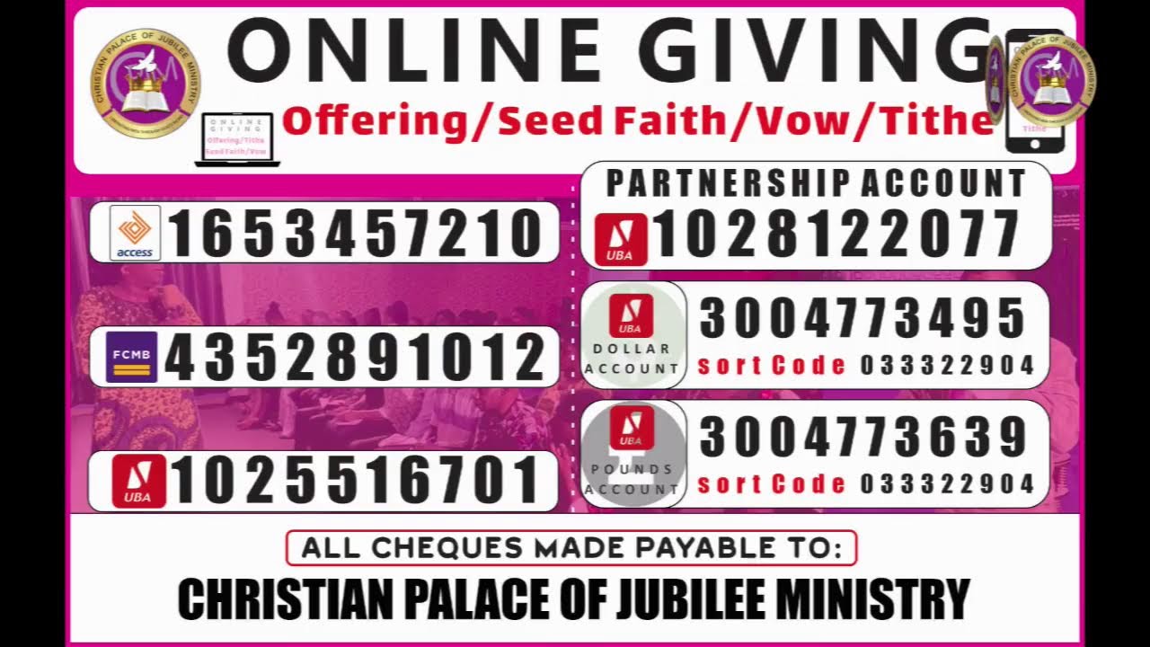 4 SUNDAYS OF BLESSINGS (WEEK 3) 1ST SERVICE