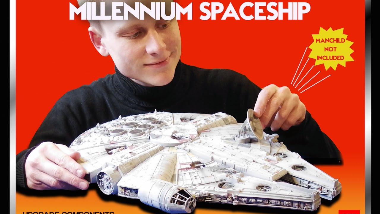 HH Miniatures MPC/ERTL Millennium Spaceship Upgrade Kit Review