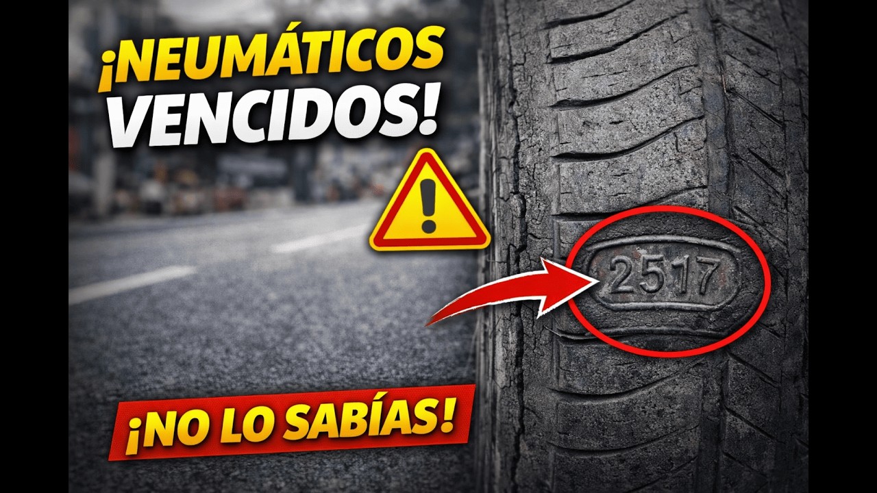 Así sabes si tus NEUMÁTICOS están VENCIDOS (Aunque se vean bien)