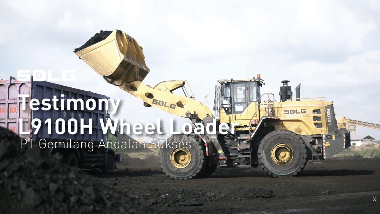 Indonesia&rsquo;s First SDLG L9100H Wheel Loader in Action | PT Gemilang Andalan Sukses