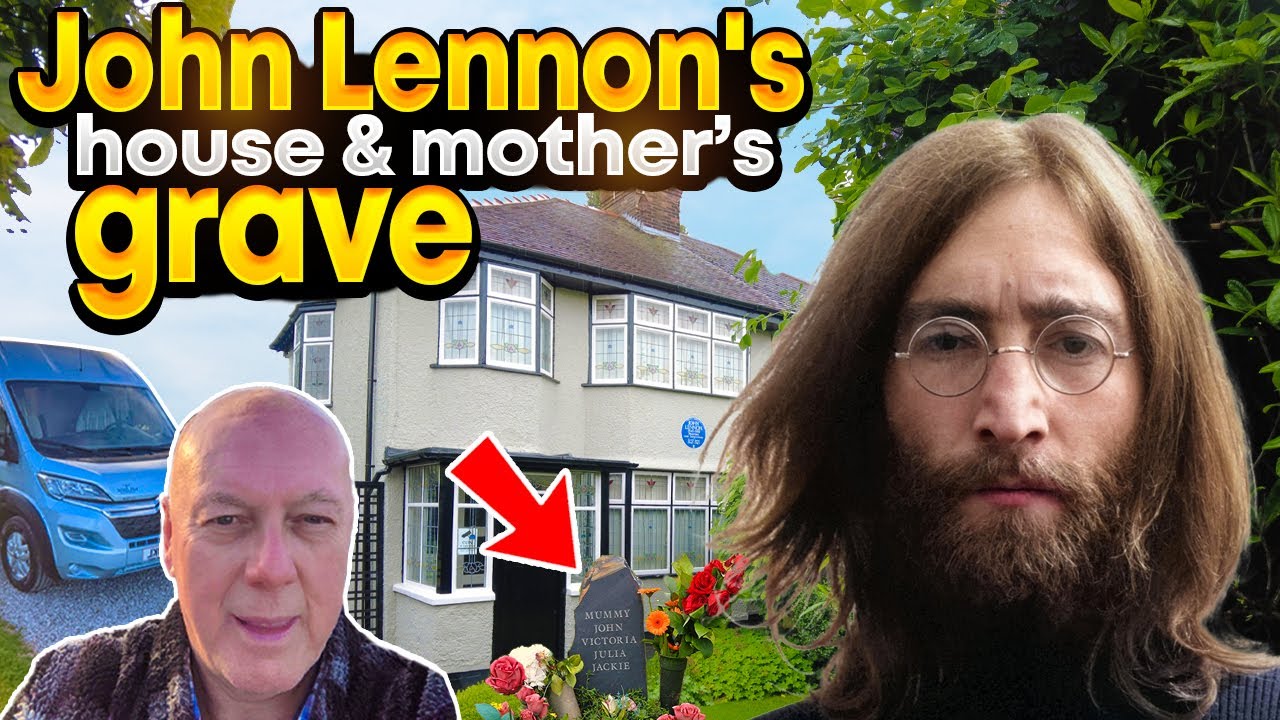 John Lennon’s house in Liverpool. Tour of Strawberry Fields and also Julia Lennon’s Grave.