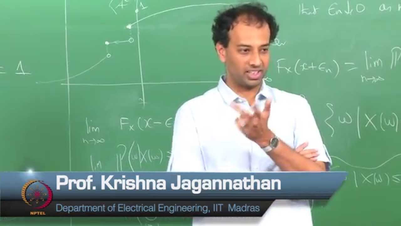 Mod-01 Lec-16 CUMULATIVE DISTRIBUTION FUNCTION