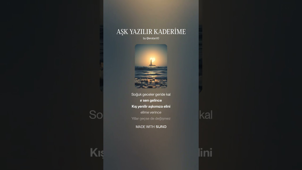 AŞK YAZILIR KADERİME