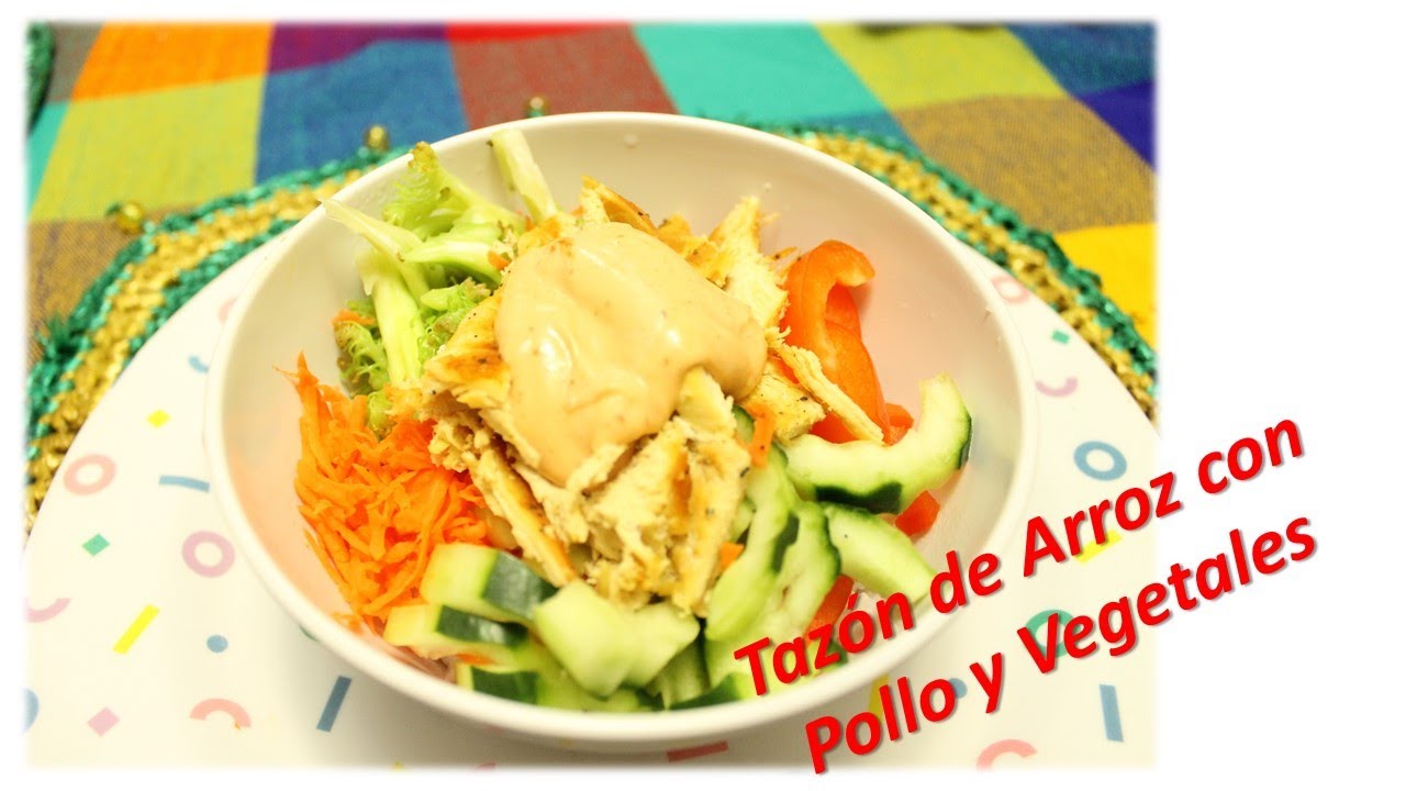 Chicken Bowl. Taz&oacute;n de Arroz con Pollo MEGA f&aacute;cil