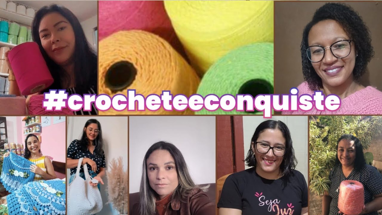 VEM CONFERIR  ESSES MINIS TRILHO DE MESA QUE FIZ MAS COMPRINHAS DA #crocheteeconquiste