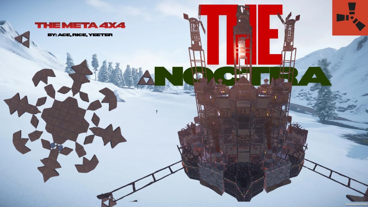 Noctra Meta 4x4 &mdash; Best Online Opencore Bunker Base 5 -8 Man  (Rust Base Designs 2025)
