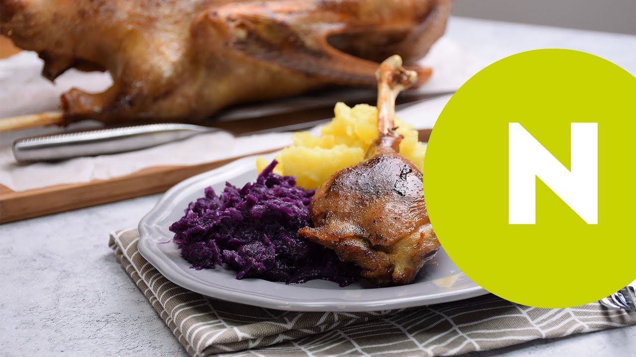 Eg&eacute;szben s&uuml;lt ropog&oacute;s liba recept | Nosalty