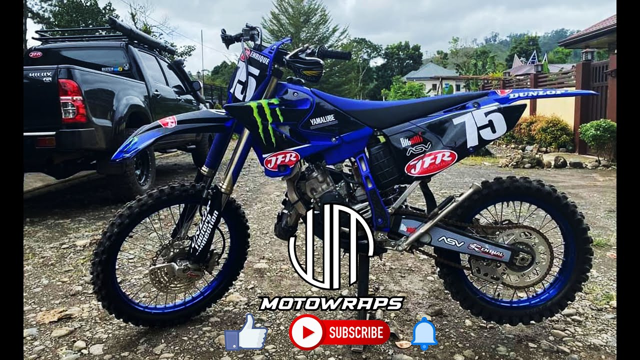 YZ250 monster decals