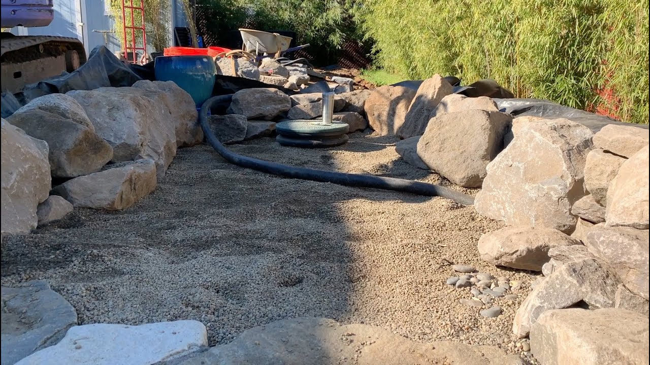 Backyard Water Garden: The Wetland Filter is Almost Done!
