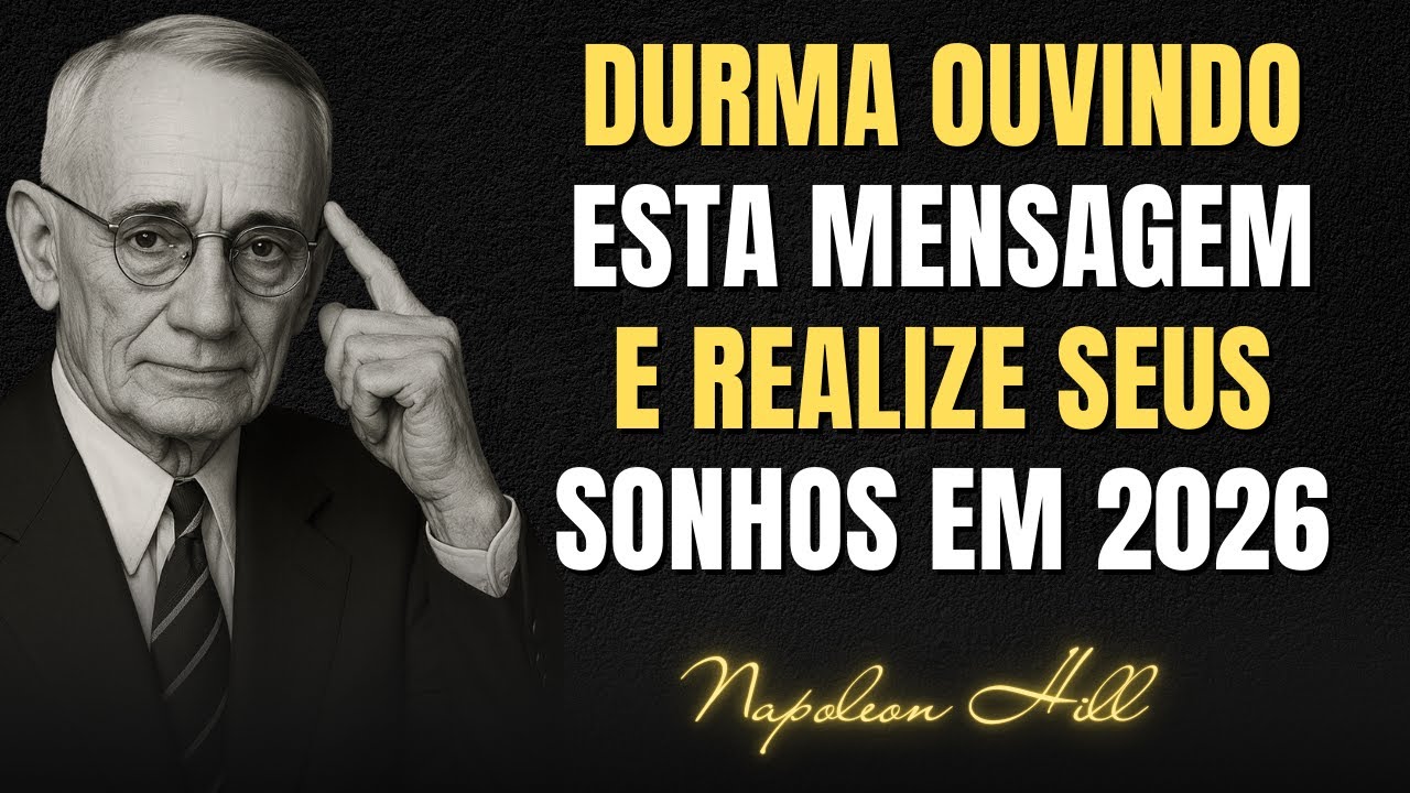Ou&ccedil;a Esta Mensagem Essa Noite: Como Conquistar os Seus Sonhos em 2026 | Napoleon Hill