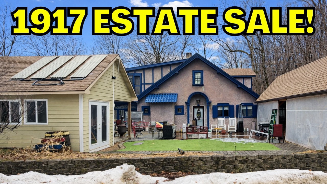 1917 ESTATE SALE HIDDEN IN THE WOODS!