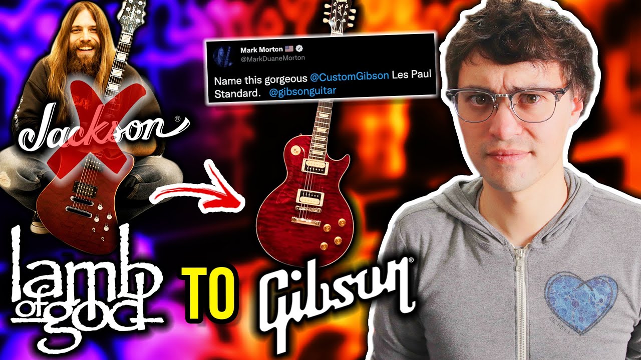 LEAKED GIBSON MARK MORTON (LAMB OF GOD) SIGNATURE LES PAUL & FULLTONE CLOSING SHOP?? || ASKgufish